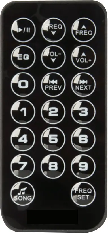 VITAL Bluetooth FM Transmitter with Remote Control