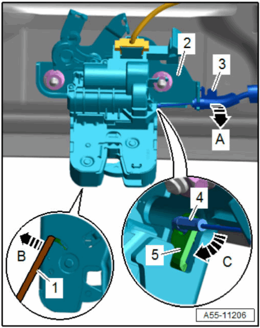 VOLKSWAGEN Rear Lid Lower Trim Panel - fig 3