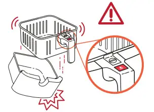 COSORI Premium 5.8 Quart Air Fryer CP158 AF - touch hot surfaces 2