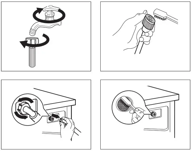 S LT GGSFLW600 Front Load Washing Machine - Cleaning & Maintenance 3