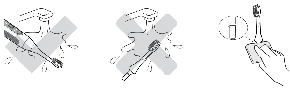 KOOVON ABB880 Smart Water Flosser and Toothbrush Combo - parts 4