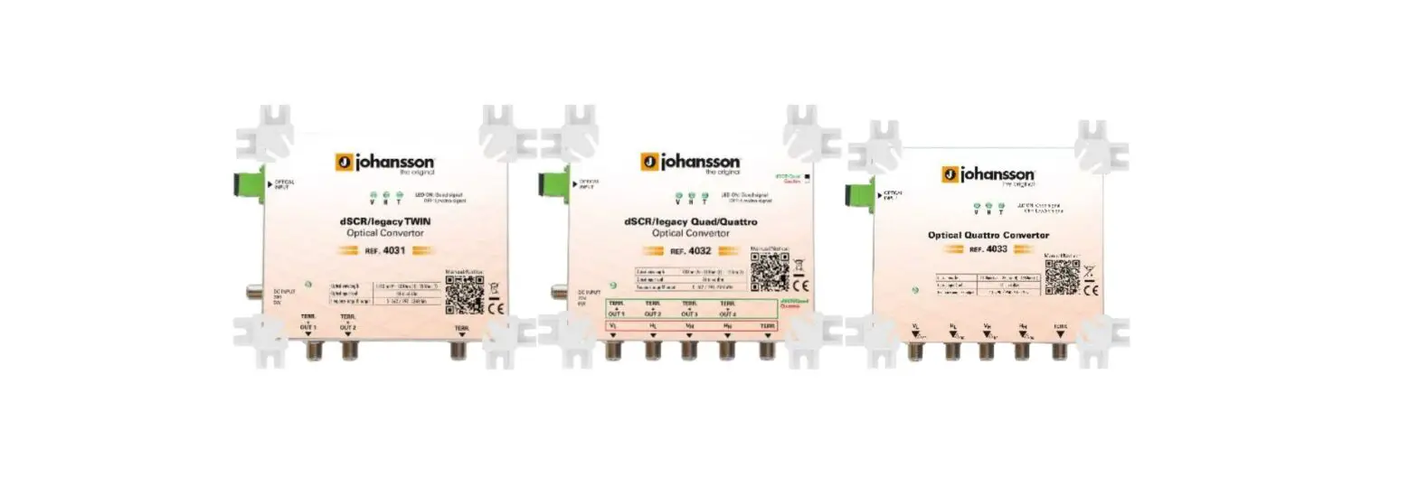Johansson 4031 Dscr/legacy Twin Ftu Optical Convertor User Manual