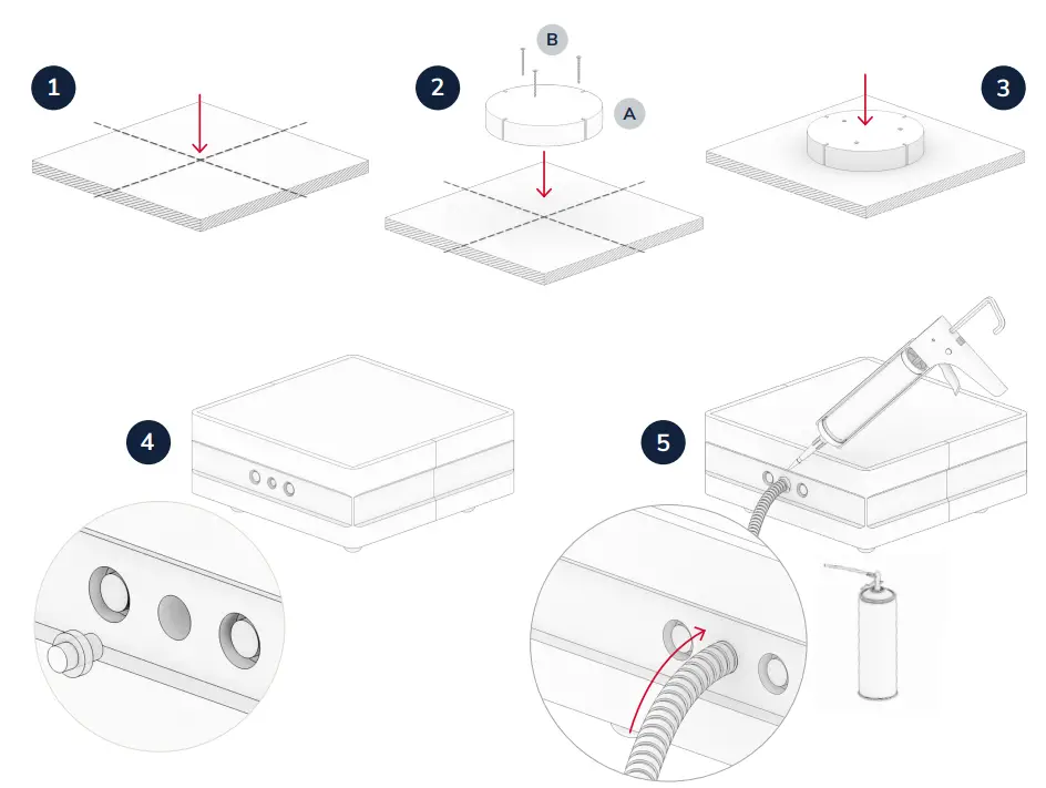 B-SYSTEM Euroboxx Ceiling Recessed Boxes - Fig 2