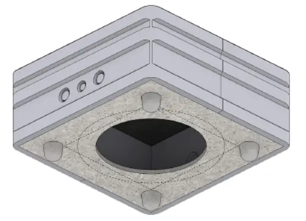 B-SYSTEM Euroboxx Ceiling Recessed Boxes