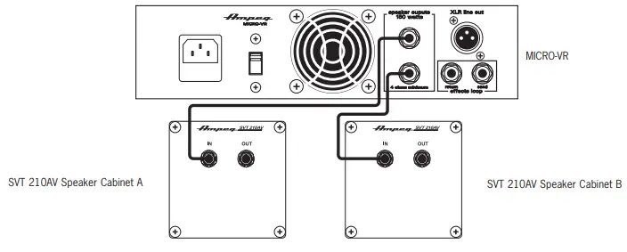 Ampeq MICRO-VR Amplifier -Parallel Setup