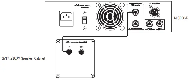 Ampeq MICRO-VR Amplifier -Standard Setup