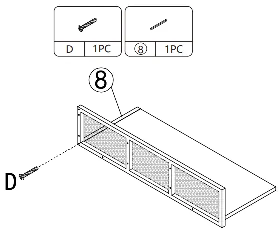 Reshable MR11A0253 Salon Station for Hair Stylist - PRODUCT ASSEMBLY 1