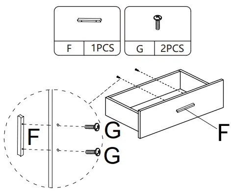 Reshable MR11A0253 Salon Station for Hair Stylist - PRODUCT ASSEMBLY 11