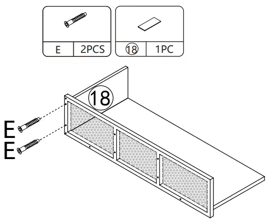 Reshable MR11A0253 Salon Station for Hair Stylist - PRODUCT ASSEMBLY 2