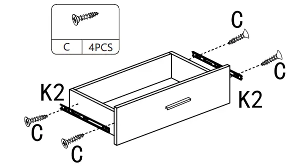 Reshable MR11A0253 Salon Station for Hair Stylist - PRODUCT ASSEMBLY 26