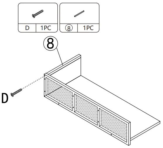 Reshable MR11A0253 Salon Station for Hair Stylist - PRODUCT ASSEMBLY 3