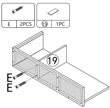 Reshable MR11A0253 Salon Station for Hair Stylist - PRODUCT ASSEMBLY 4