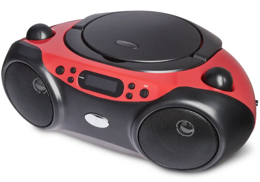 onn AAABLK100009771 CD Bluetooth Boombox