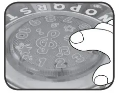 LeapFrog 80-614300 Letter-Go-Round Spin and Learn Toy- Color LED Drum