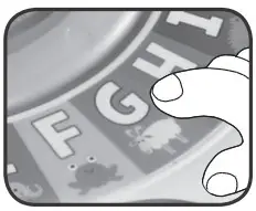 LeapFrog 80-614300 Letter-Go-Round Spin and Learn Toy-Letter Wheel