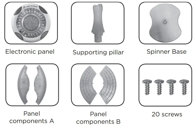 LeapFrog 80-614300 Letter-Go-Round Spin and Learn Toy- PACKAGE