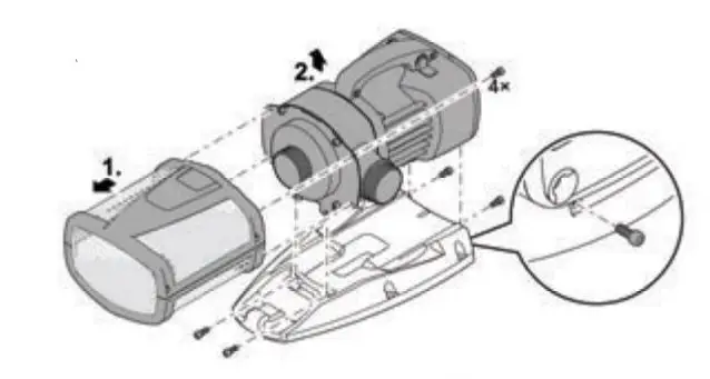Oase 6800 11500 AquaMax Eco Expert User Manual - Replacing the impeller unit