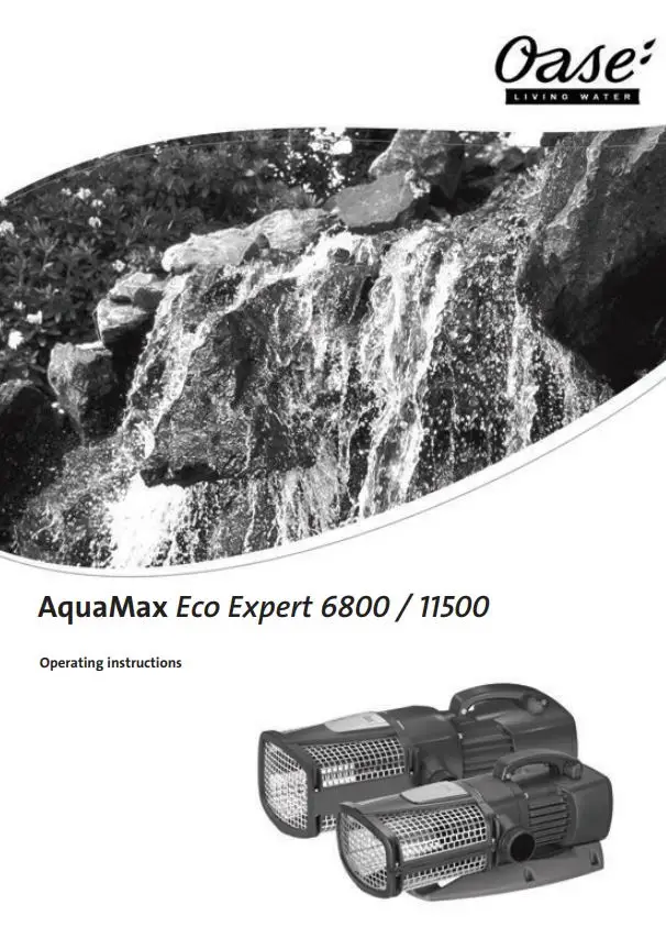 Oase 6800 11500 AquaMax Eco Expert User Manual