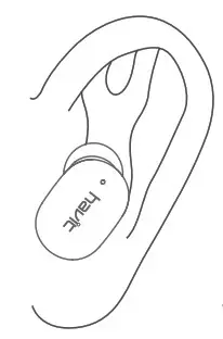 havit True Wireless Stereo Earbuds TW925 - Wearing Method