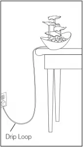 Homedics WFL-GDN EnviraScape Garden Leaves Illuminated Tabletop Relaxation Fountain Figure 6