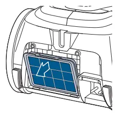 Remove pleated filter