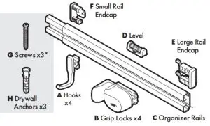 GOODGRIPS Expandable On-the-Wall Organizer -figure 1