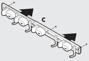 GOODGRIPS Expandable On-the-Wall Organizer -figure i