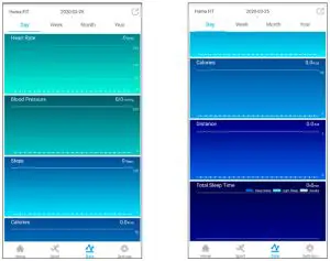 hama Fitness Tracker with Heart Rate--- Summary of daily
