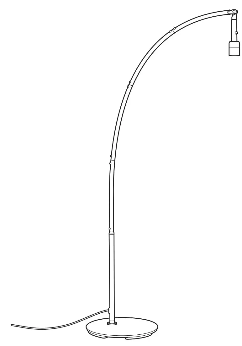 IKEA 704.055.25 Skaftet Floor Lamp Base-