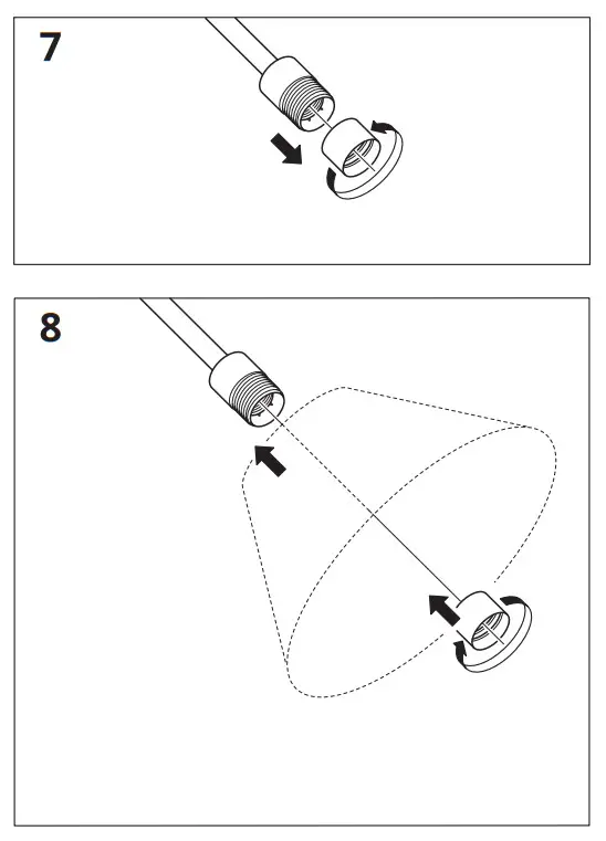 IKEA 704.055.25 Skaftet Floor Lamp Base-8