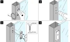 SALTO XS4 2.0 Mullion Reader - Installation