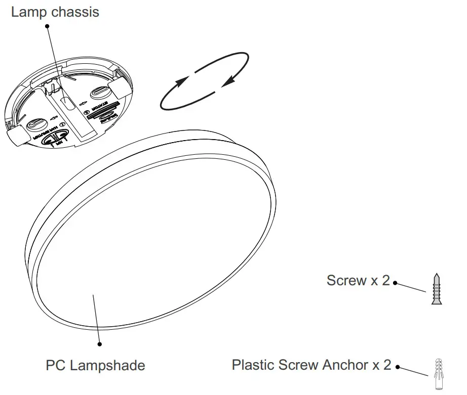 Shenzhen Lllinkin Smarthome ZL CWB24-RGBCW Smart Led Ceiling Light - Components