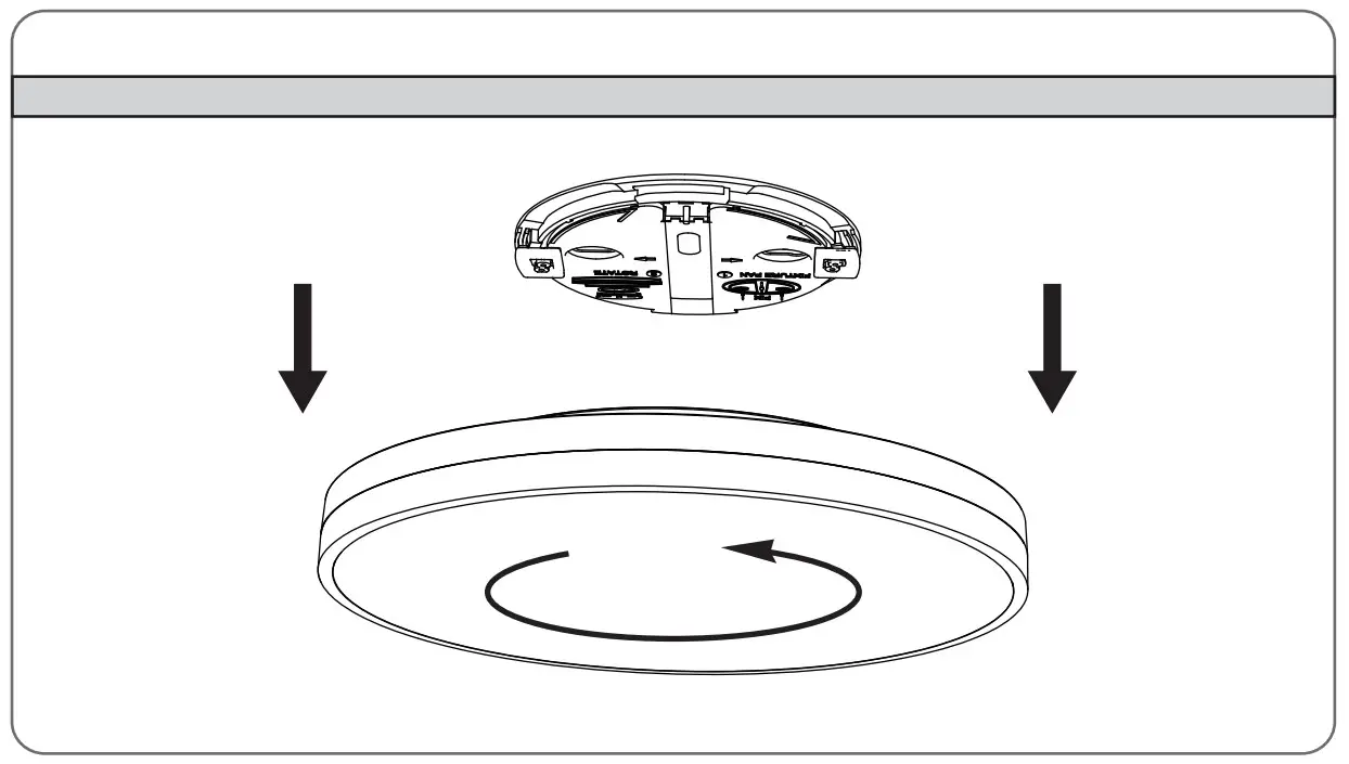 Shenzhen Lllinkin Smarthome ZL CWB24-RGBCW Smart Led Ceiling Light - Installation