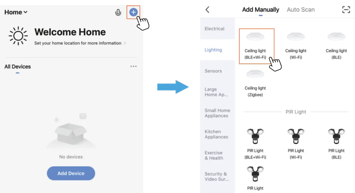 Shenzhen Lllinkin Smarthome ZL CWB24-RGBCW Smart Led Ceiling Light - Smart Life App