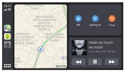 Coral Vision CARPLAY Wireless Dashboard- Auto