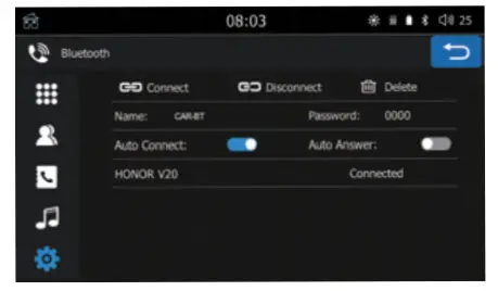 Coral Vision CARPLAY Wireless Dashboard- Bluetooth