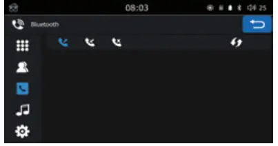 Coral Vision CARPLAY Wireless Dashboard- Calling Records