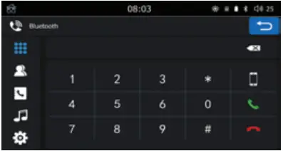 Coral Vision CARPLAY Wireless Dashboard- Dialing