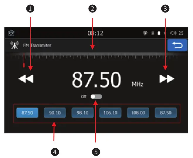 Coral Vision CARPLAY Wireless Dashboard- Main interface 2