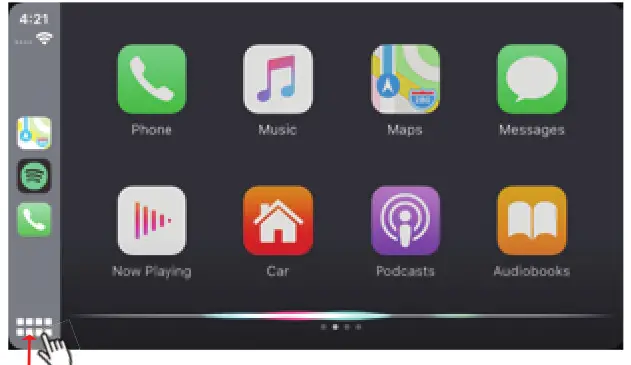 Coral Vision CARPLAY Wireless Dashboard - voice
