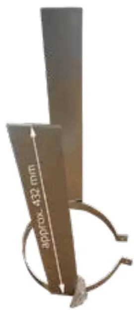 Rinnai Symmetry Gas Fireplace-Elbow strap