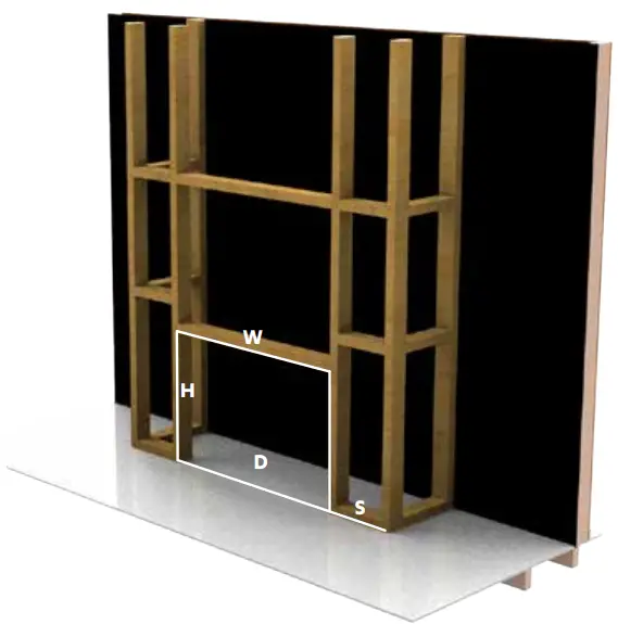 Rinnai Symmetry Gas Fireplace-Framing