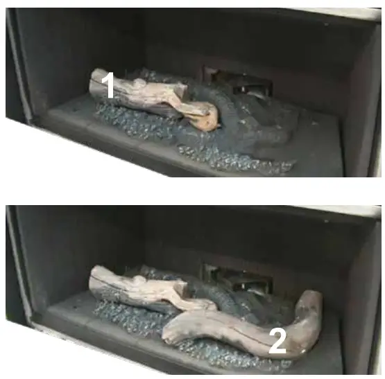 Rinnai Symmetry Gas Fireplace-Log set1