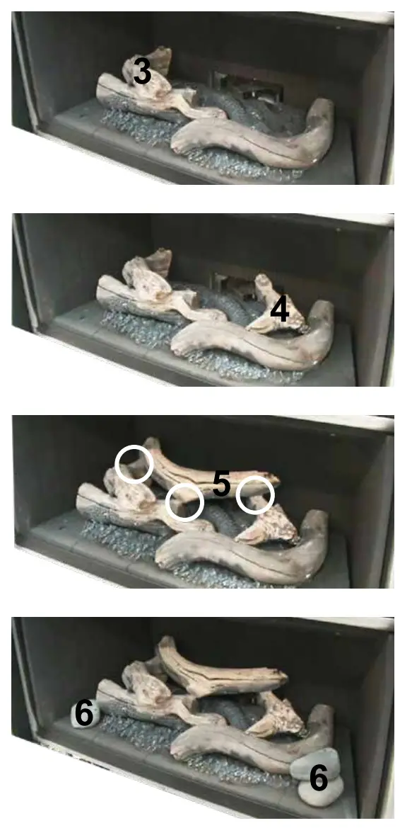 Rinnai Symmetry Gas Fireplace-Log set2