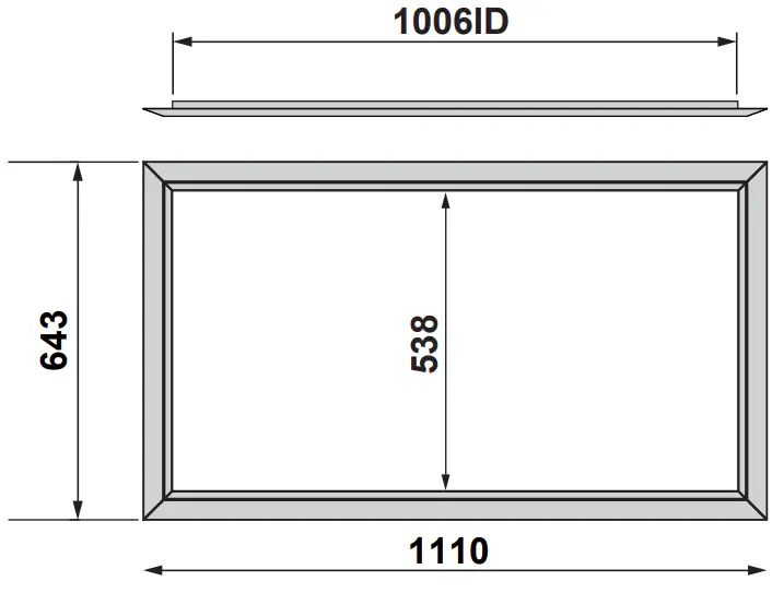 Rinnai Symmetry Gas Fireplace-Standard