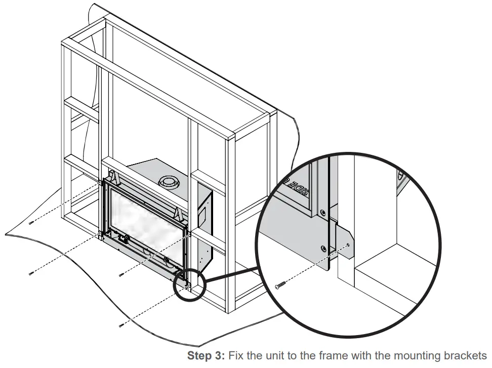 Rinnai Symmetry Gas Fireplace-Step 3