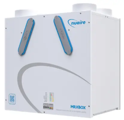 nuaire MRXBOXAB ECO2B SW Mechanical Ventilation Units with Heat Recovery for Wall Mounting