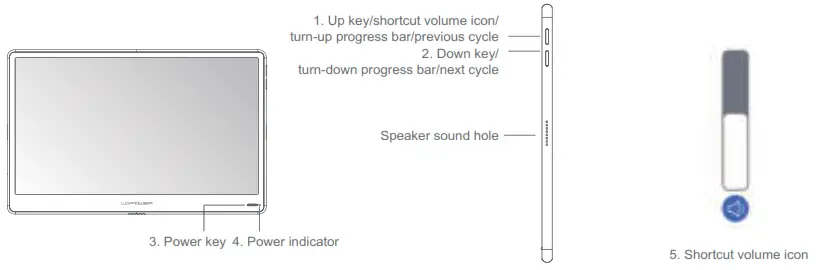 LC-POWER LC M16 FHD 60 P 15 8 inch Portable Monitor - function