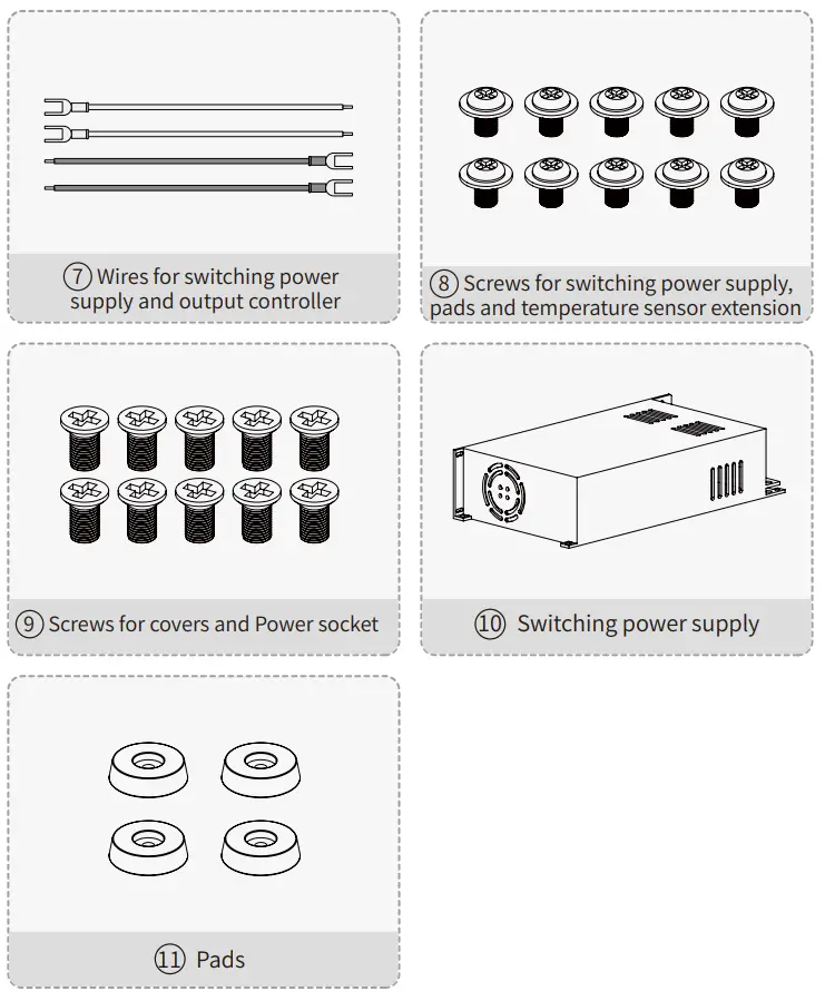 UCTRONICS U6236 AC to DC Power Source and Case fig2