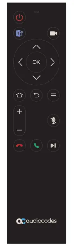 audiocodes DSR 0828 Bluetooth Remote Control Unit - Appearance